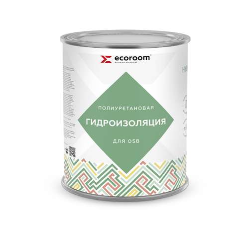 Гидроизоляция Ecoroom Hydroneed OSB, 1 кг, полиуретановая для OSB, банка – ТСК Дипломат